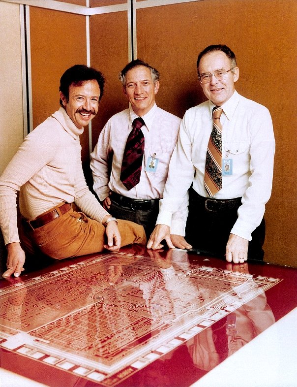 Left to right – Andy Grove, Robert Noyce and Gordon Moore, 1978    Image credit: Intel Free Press