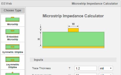 Free electronics design tools_Microstrip Impedance_2
