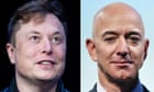 The tech billionaire space race: who is Jeff Bezos up against?